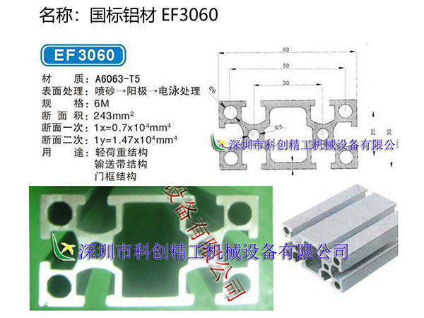 国标铝材EF3060