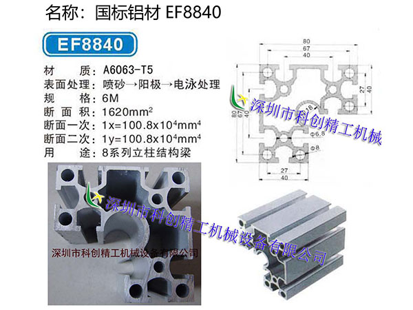 国标铝材EF8840