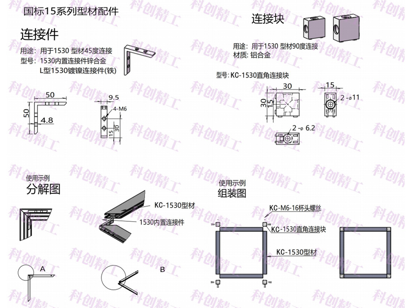 国标15系列型材配件